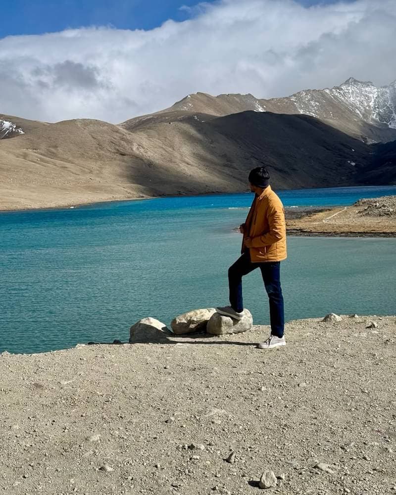 Gurudongmar Lake at 17,800 feet in North Sikkim — one of the highest lakes in the world